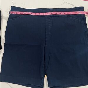Navy Blue Casual Shorts